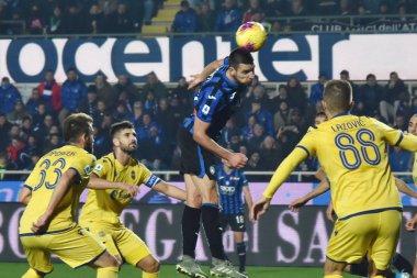 İtalyan Futbolu Serie A Men Şampiyonası Atalanta, Hellas Verona 'ya karşı