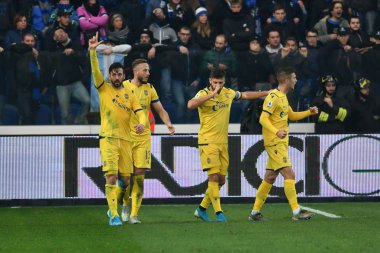 İtalyan Futbolu Serie A Men Şampiyonası Atalanta, Hellas Verona 'ya karşı