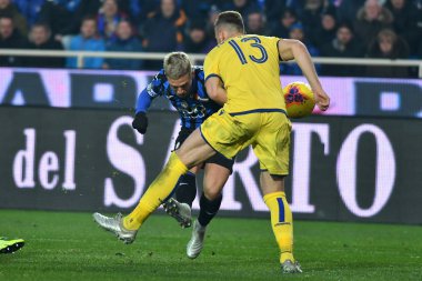 İtalyan Futbolu Serie A Men Şampiyonası Atalanta, Hellas Verona 'ya karşı