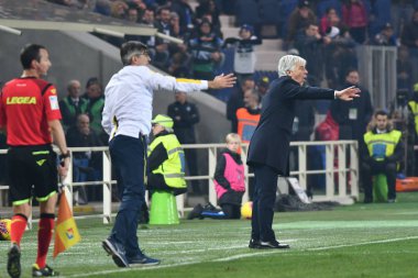 İtalyan Futbolu Serie A Men Şampiyonası Atalanta, Hellas Verona 'ya karşı
