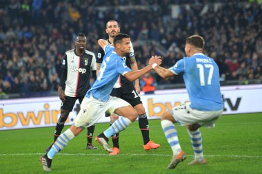 İtalyan Futbolu Serisi A Erkekler Şampiyonası Ss Lazio Juventus Fc 'e karşı