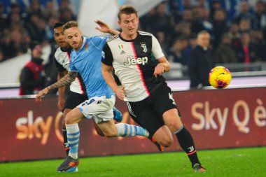 İtalyan Futbolu Serisi A Erkekler Şampiyonası Ss Lazio Juventus Fc 'e karşı