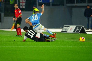 İtalyan Futbolu Serisi A Erkekler Şampiyonası Ss Lazio Juventus Fc 'e karşı