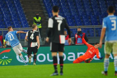 İtalyan Futbolu Serisi A Erkekler Şampiyonası Ss Lazio Juventus Fc 'e karşı