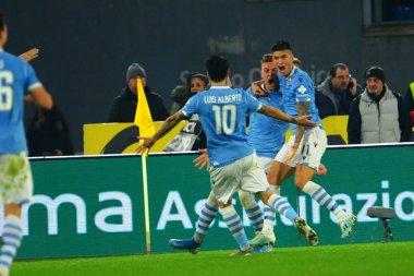 İtalyan Futbolu Serisi A Erkekler Şampiyonası Ss Lazio Juventus Fc 'e karşı