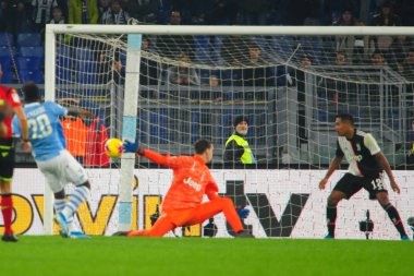 İtalyan Futbolu Serisi A Erkekler Şampiyonası Ss Lazio Juventus Fc 'e karşı
