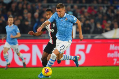 İtalyan Futbolu Serisi A Erkekler Şampiyonası Ss Lazio Juventus Fc 'e karşı