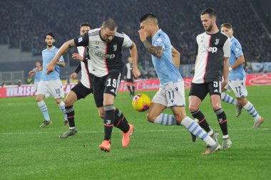 İtalyan Futbolu Serisi A Erkekler Şampiyonası Ss Lazio Juventus Fc 'e karşı