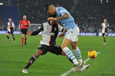 İtalyan Futbolu Serisi A Erkekler Şampiyonası Ss Lazio Juventus Fc 'e karşı