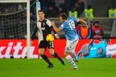 İtalyan Futbolu Serisi A Erkekler Şampiyonası Ss Lazio Juventus Fc 'e karşı