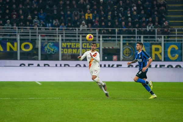 Campionato Italiano Calcio Serie A maschile Inter vs Roma — Foto Stock