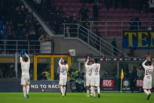 Campionato Italiano Calcio Serie A maschile Inter vs Roma — Foto Stock