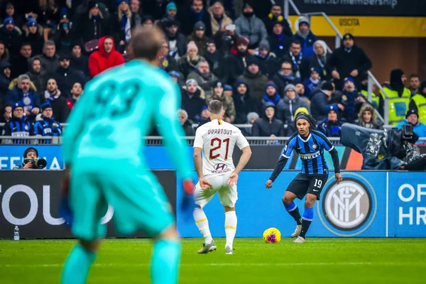 Italiano Soccer Serie A Campeonato Masculino Inter vs Roma — Fotografia de Stock