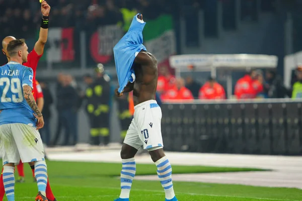 İtalyan Futbolu Serisi A Erkekler Şampiyonası Ss Lazio Juventus Fc 'e karşı — Stok fotoğraf