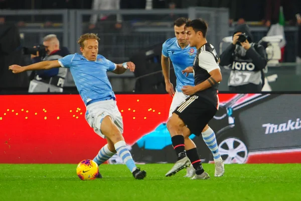 Italian Soccer Serie A Campeonato Masculino SS Lazio vs Juventus FC — Foto de Stock