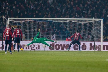 İtalyan Futbolu Serie A Men Şampiyonası Bologna Milan 'a karşı