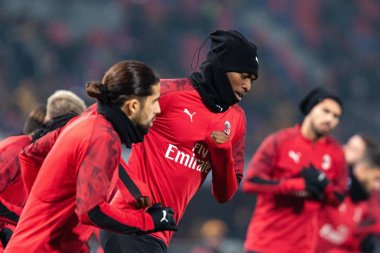İtalyan Futbolu Serie A Men Şampiyonası Bologna Milan 'a karşı