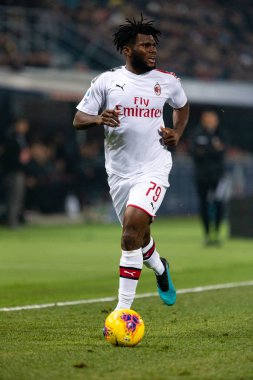 İtalyan Futbolu Serie A Men Şampiyonası Bologna Milan 'a karşı