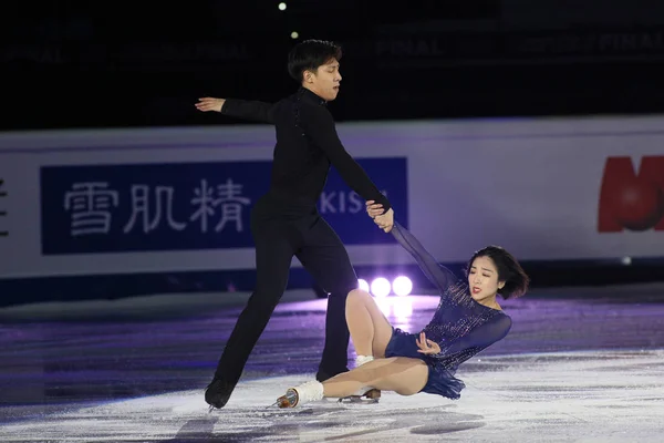 Ledové sporty Isu Grand Prix krasobruslení - Výstava Gala — Stock fotografie