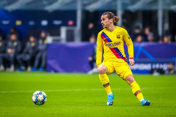 Fotboll Champions League Män Championship Tournament Round - Inter vs Barcelona — Stockfoto