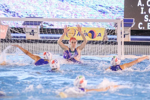 Waterpolo Italiaans Nederlands Team Waterpolo World League Vrouwen - Italië vs Rusland — Stockfoto