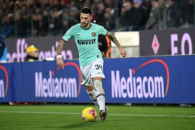 İtalyan Futbolu Serisi A Erkekler Şampiyonası Fiorentina Inter 'e karşı