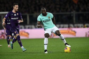 İtalyan Futbolu Serisi A Erkekler Şampiyonası Fiorentina Inter 'e karşı