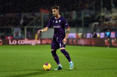 İtalyan Futbolu Serisi A Erkekler Şampiyonası Fiorentina Inter 'e karşı