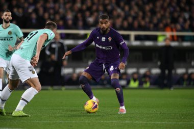 İtalyan Futbolu Serisi A Erkekler Şampiyonası Fiorentina Inter 'e karşı