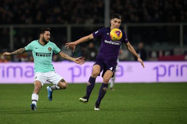 İtalyan Futbolu Serisi A Erkekler Şampiyonası Fiorentina Inter 'e karşı