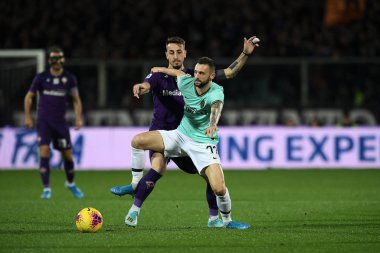 İtalyan Futbolu Serisi A Erkekler Şampiyonası Fiorentina Inter 'e karşı