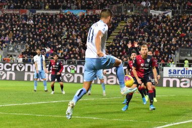 İtalyan Futbolu Serisi A Erkekler Şampiyonası Cagliari Lazio 'ya karşı