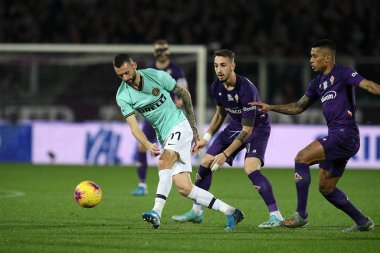 İtalyan Futbolu Serisi A Erkekler Şampiyonası Fiorentina Inter 'e karşı