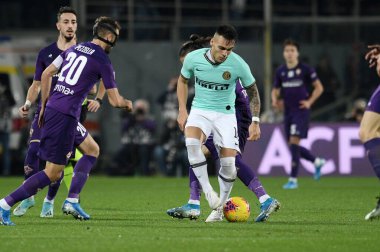 İtalyan Futbolu Serisi A Erkekler Şampiyonası Fiorentina Inter 'e karşı