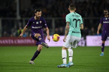 İtalyan Futbolu Serisi A Erkekler Şampiyonası Fiorentina Inter 'e karşı