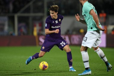İtalyan Futbolu Serisi A Erkekler Şampiyonası Fiorentina Inter 'e karşı