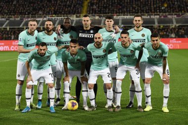 İtalyan Futbolu Serisi A Erkekler Şampiyonası Fiorentina Inter 'e karşı