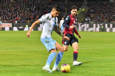 İtalyan Futbolu Serisi A Erkekler Şampiyonası Cagliari Lazio 'ya karşı