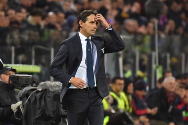 İtalyan Futbolu Serisi A Erkekler Şampiyonası Cagliari Lazio 'ya karşı