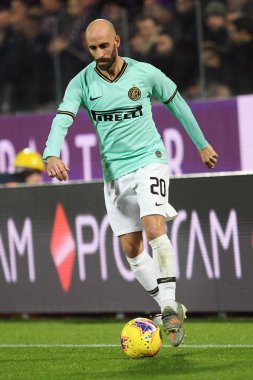İtalyan Futbolu Serisi A Erkekler Şampiyonası Fiorentina Inter 'e karşı