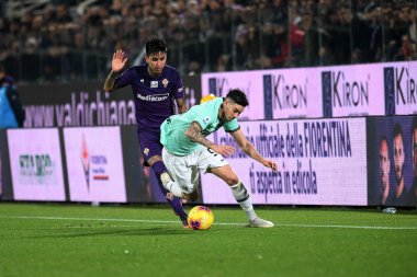 İtalyan Futbolu Serisi A Erkekler Şampiyonası Fiorentina Inter 'e karşı