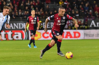 İtalyan Futbolu Serisi A Erkekler Şampiyonası Cagliari Lazio 'ya karşı