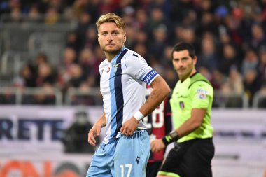 İtalyan Futbolu Serisi A Erkekler Şampiyonası Cagliari Lazio 'ya karşı
