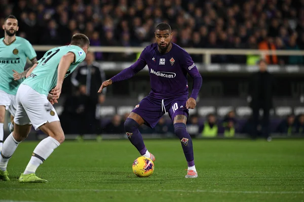 İtalyan Futbolu Serisi A Erkekler Şampiyonası Fiorentina Inter 'e karşı