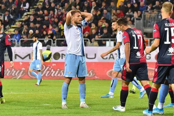 İtalyan Futbolu Serisi A Erkekler Şampiyonası Cagliari Lazio 'ya karşı