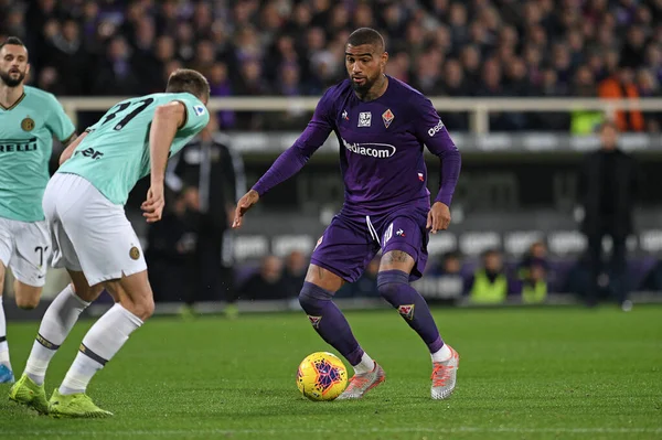 İtalyan Futbolu Serisi A Erkekler Şampiyonası Fiorentina Inter 'e karşı