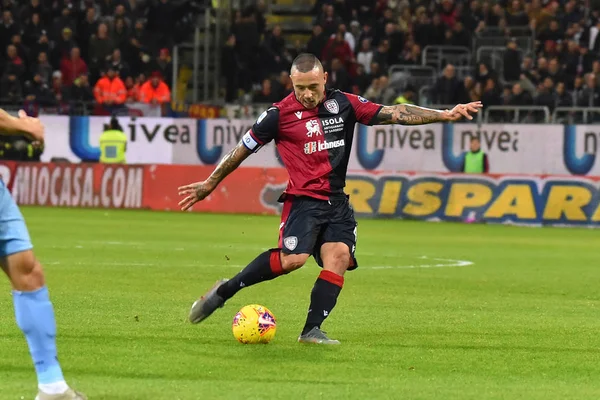 İtalyan Futbolu Serisi A Erkekler Şampiyonası Cagliari Lazio 'ya karşı