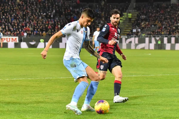 İtalyan Futbolu Serisi A Erkekler Şampiyonası Cagliari Lazio 'ya karşı