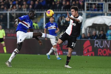 İtalyan Futbolu Serisi A Erkekler Şampiyonası Sampdoria Juventus 'a karşı
