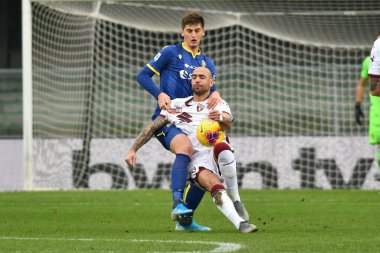 İtalyan Futbolu Serie A Men Şampiyonası Hellas Verona Torino 'ya karşı